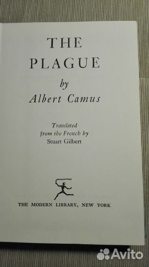 Книга A.Camus The Plague 1947