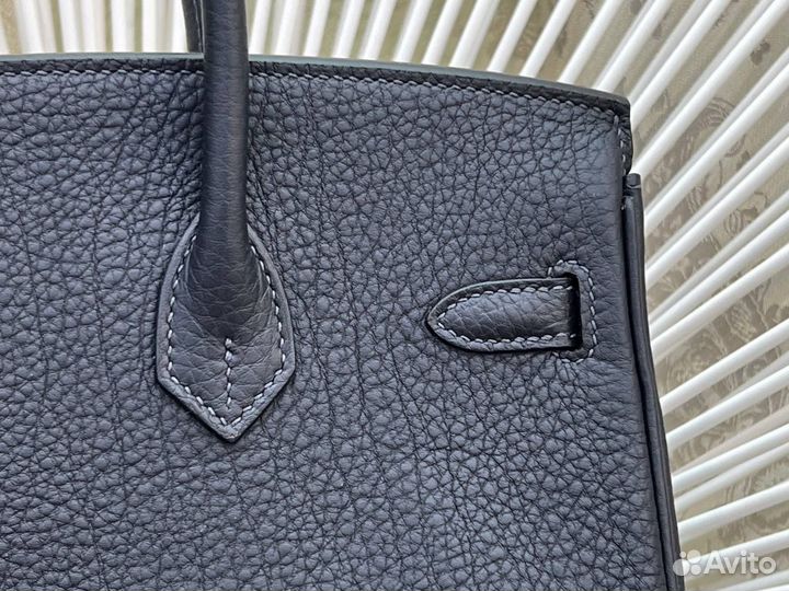 Сумка Hermes Birkin 25 темно синий