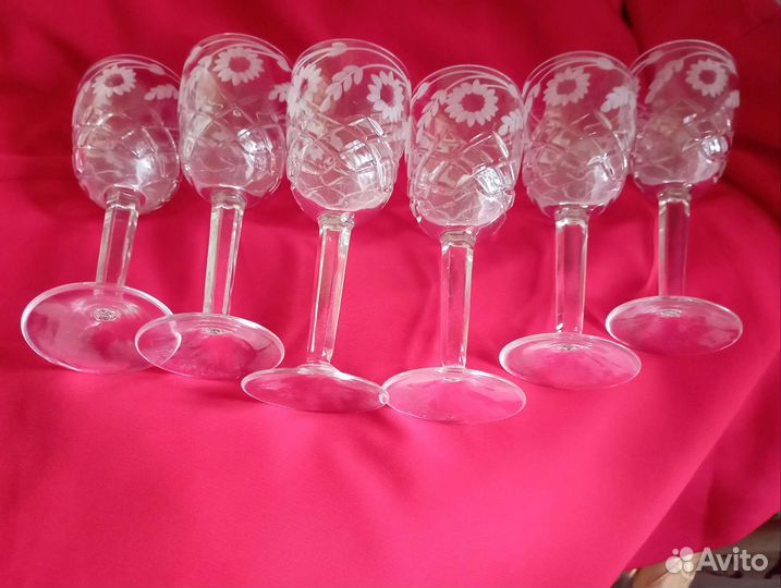 Рюмки на ножке хрусталь СССР