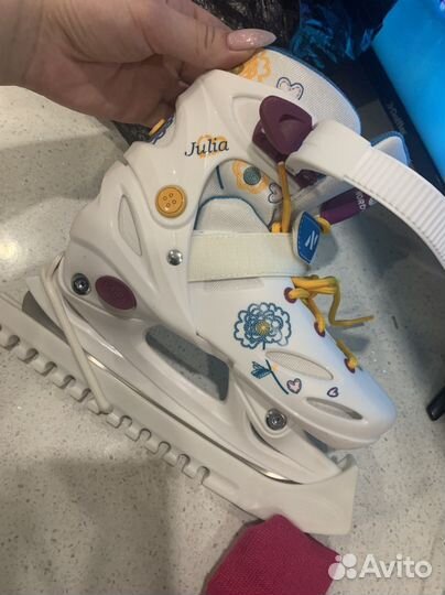 Коньки детские раздвижные 30 33