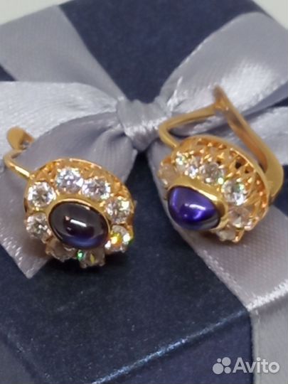 Золотые серьги 585 