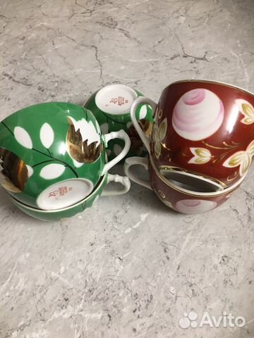 Редкие чайные чашки Вербилки, Дулево