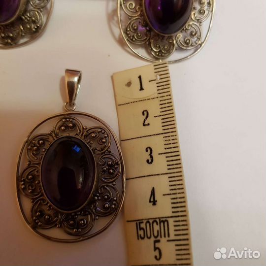 Украшения аметист