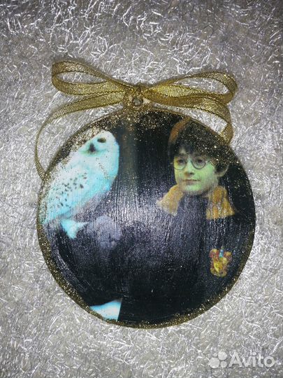 Ёлочная новогодняя игрушка Гарри Поттер