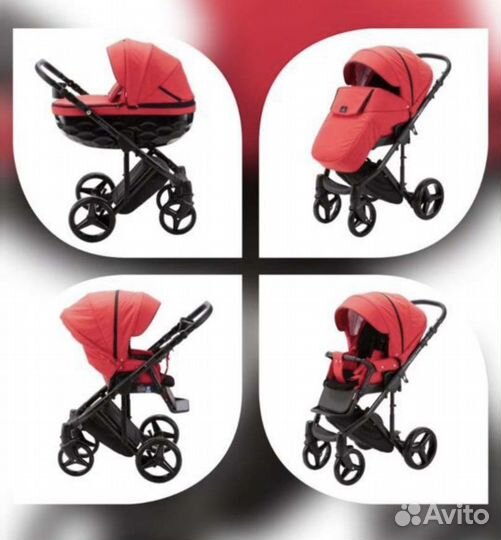 Коляска 2 в 1 adamex chantal