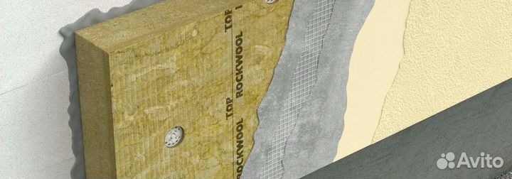 Декоративная штукатурка фасада Мокрый фасад,сайдин