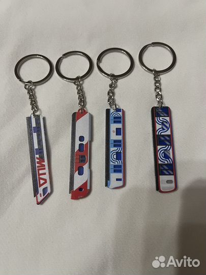 Фирменные брелки (метро, мцк, мцд )