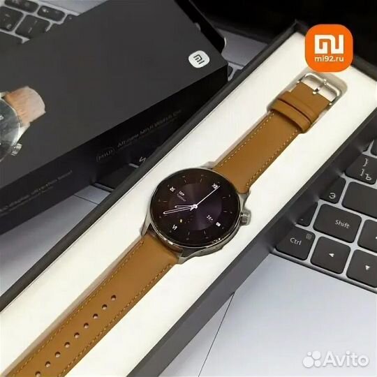 Смарт-часы Xiaomi Watch S1 Pro GL серебрист/коричн