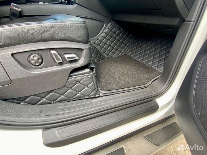 Коврики 5D из экокожи Lux VW Touareg 2011