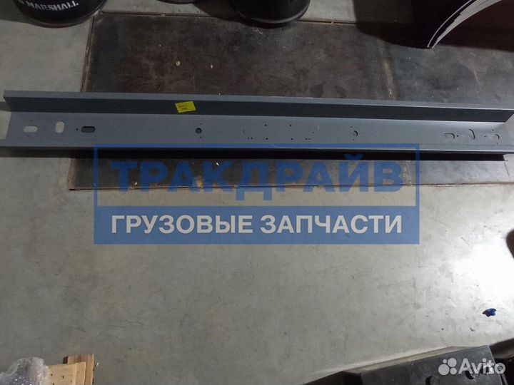 Бампер для полуприцепа задний L2400 мм серый