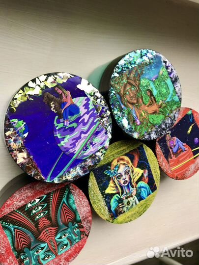 Цветной песок