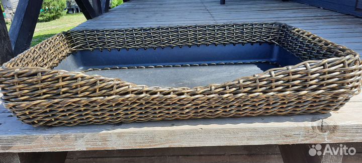 Кашпо из полиротанга