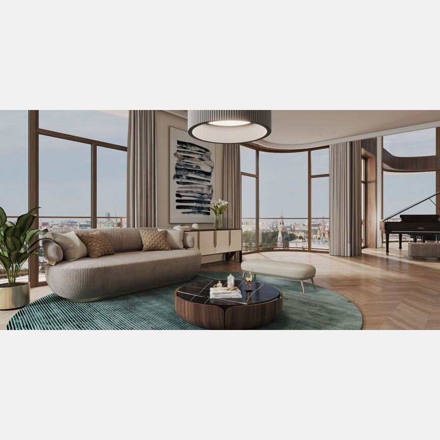 3-к. квартира, 133,7 м², 9/14 эт.