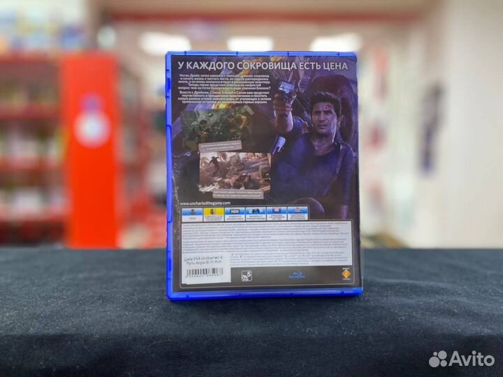 Диск PS4 Uncharted 4: Путь вора RUS