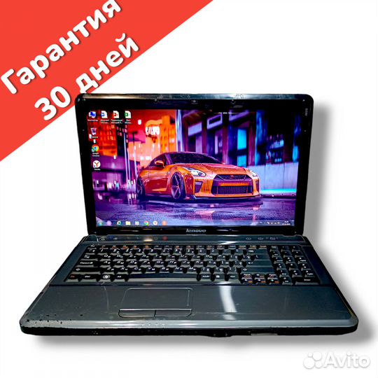 Ноутбук Lenovo G550 intel/4гб/SSD 120гб/win7