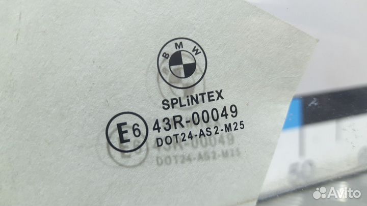 Б/У Стекло двери задней левой BMW E60/E61#002