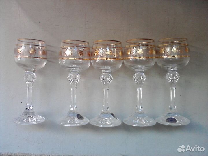 Фужеры и рюмки Богемия