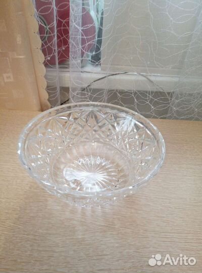 Салатник хрустальный