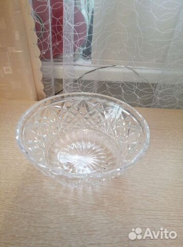 Салатник хрустальный