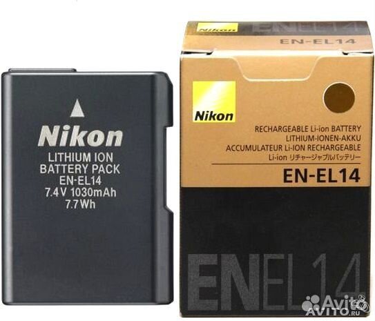 Аккумулятор Nikon EN-EL14 новый