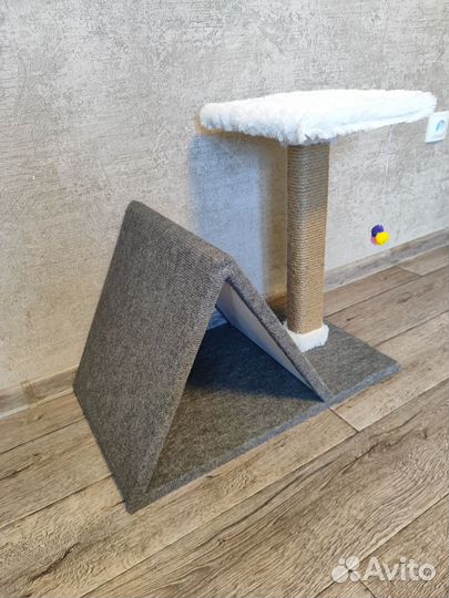 Когтеточка домик для кошек новая
