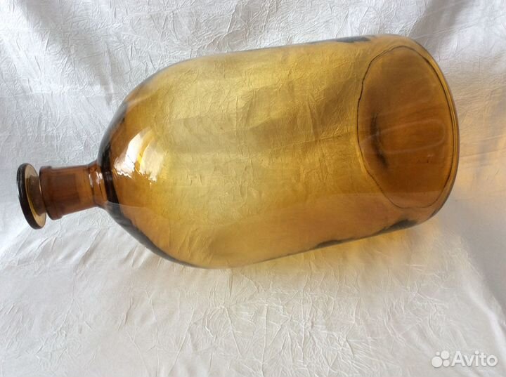 Бутыль с притёртой пробкой 12,5л.Банки с карболито