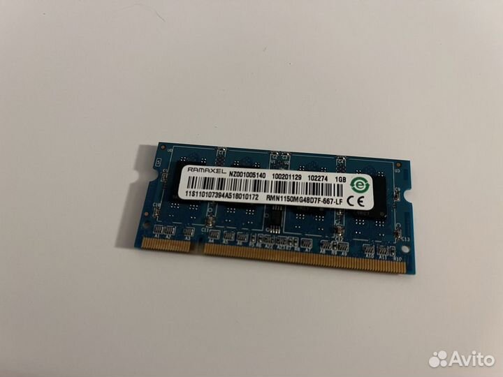 Оперативная память 1GB DDR-2 SO-dimm