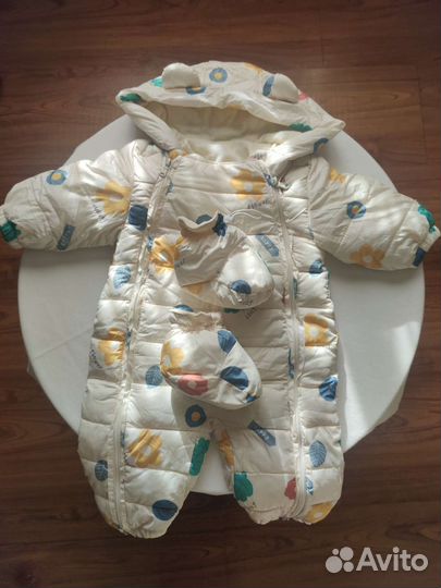 Зимний комбинезон для новорожденных