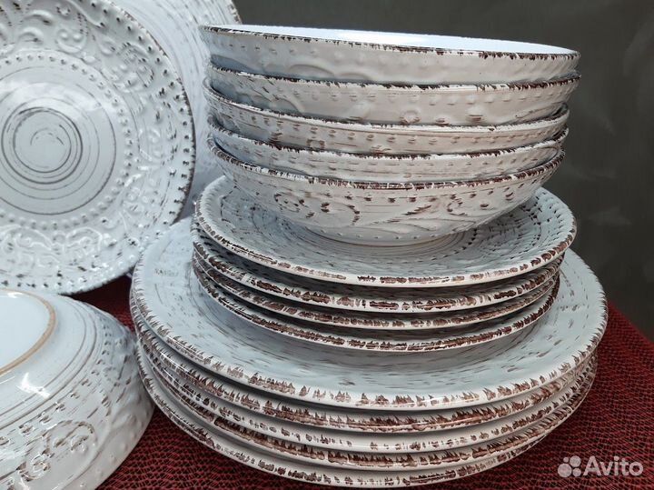 Тарелки Энже Daniks: обеденные, суповые, десертные