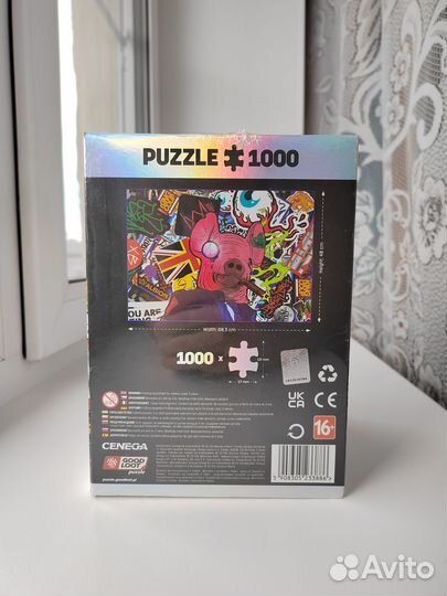 Пазл Watch Dogs Legion Pig Mask