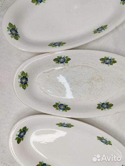 Набор из 3 тарелок времен СССР