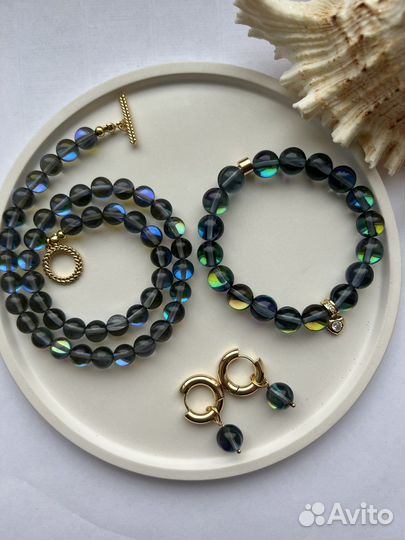 Набор украшений,чокер,браслет,серьги