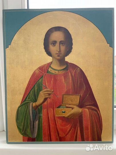 Старинные иконы,Пантелеймон.,целитель