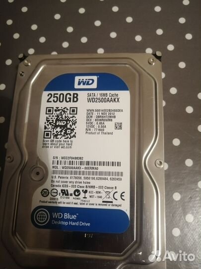 Ddr3 4гб + Hdd 250
