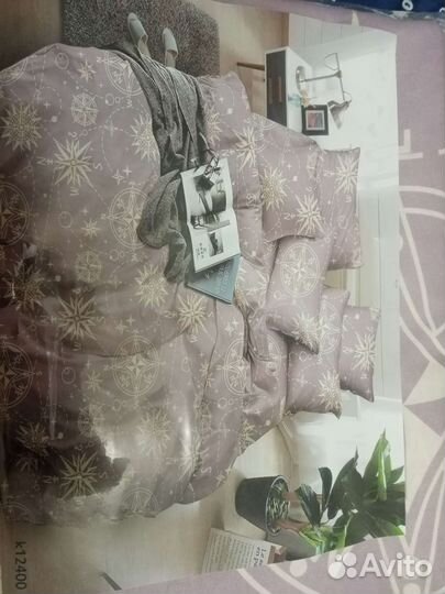 Белье постельное новое 1,5 сп