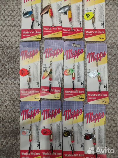 Блесна, вертушки, колебалки mepps