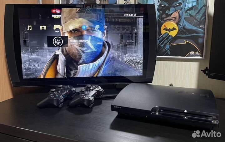 PlayStation 3 Slim 250gb HEN + Игры