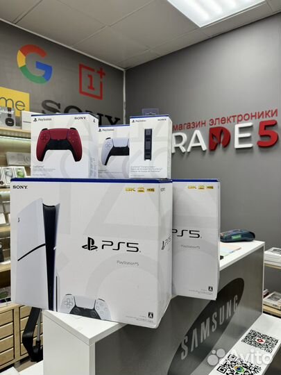 Sony playstation 5 slim с дисководом