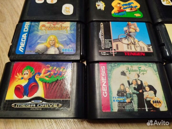 Картриджи sega лицензия