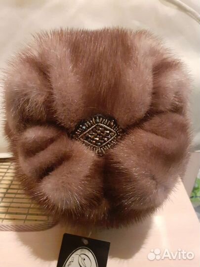 Шапка новая норковая.,женская