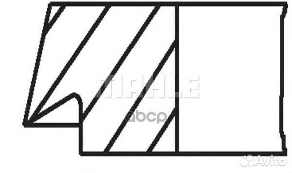 Кольца поршневые на 1 поршень dm.82.5 1.2x1.5x2