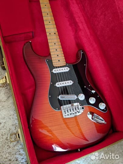 Fender Stratocaster Plus Top MN Aged Cherry