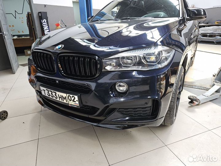 Губа под бампер BMW x6 F16