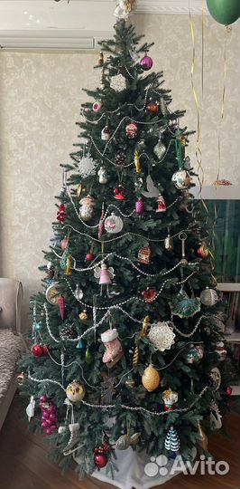 Елка искусственная литая 210 бу