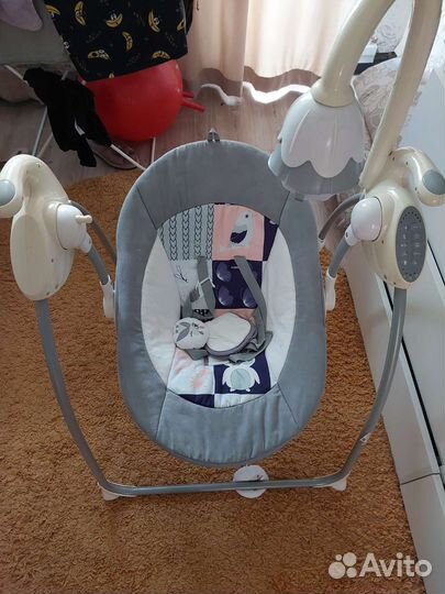 Детские электронные качели для новорожденных