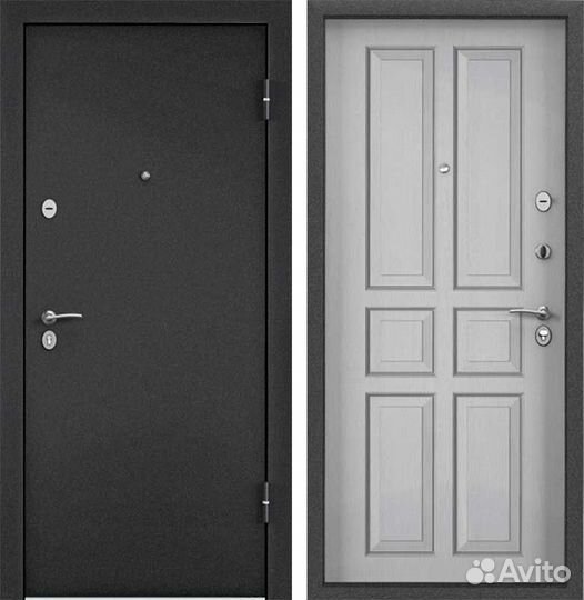 Дверь входная Torex X5 NEW cк 62 Дуб белый матовы