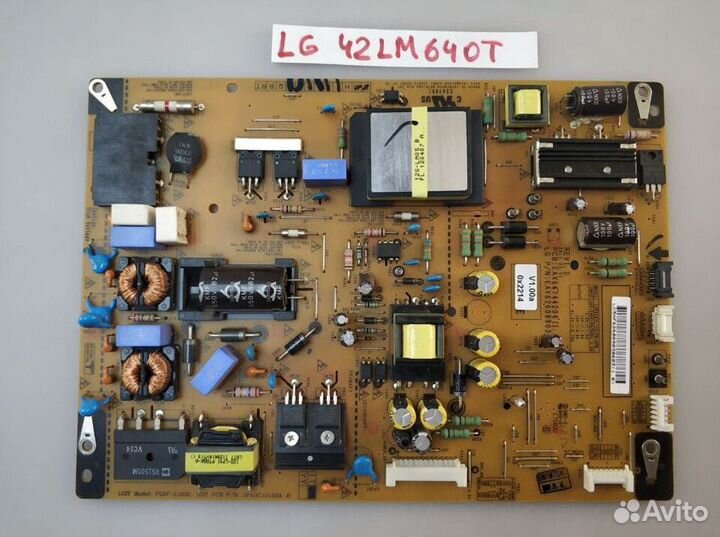 Плата блок питания EAX64744204 (1.3) LG 42LM640T