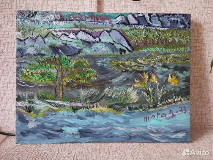 Напишу картину (пейзаж/абстракцию)