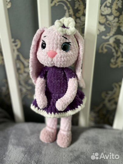 Кукольная плюшевая зайка