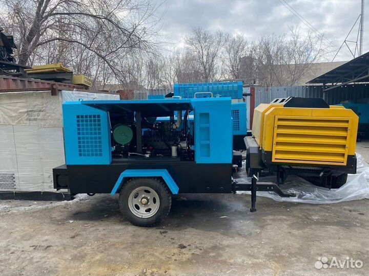 Дизельный винтовой компрессор на шасси